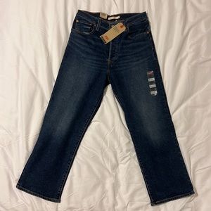 NWT Women’s Levi Ribcage Straight Ankle Jeans